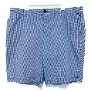 Dockers Mens Chino Shorts Size 42 100% Cotton Flat Front Casual Active Plaid